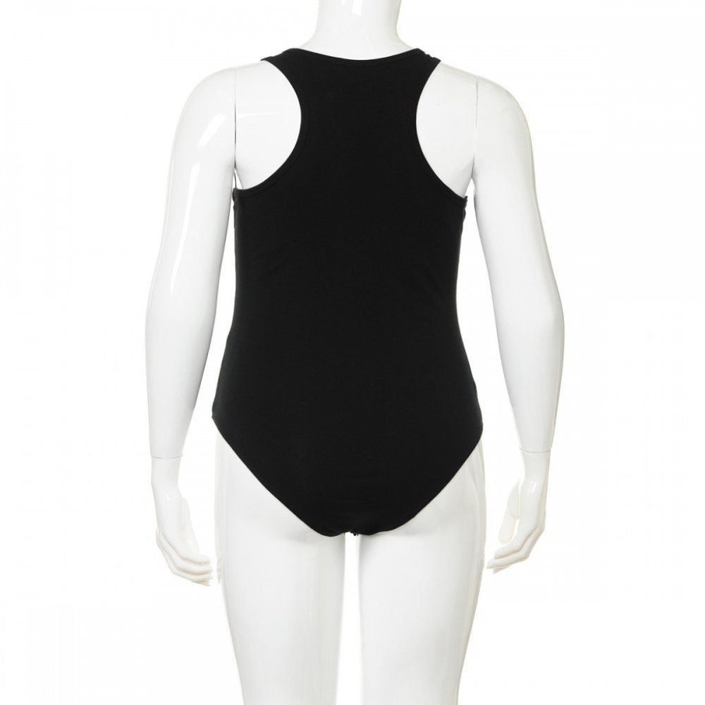 Women's V-Neck Razor Back Bodysuit - Picture 2 of 2